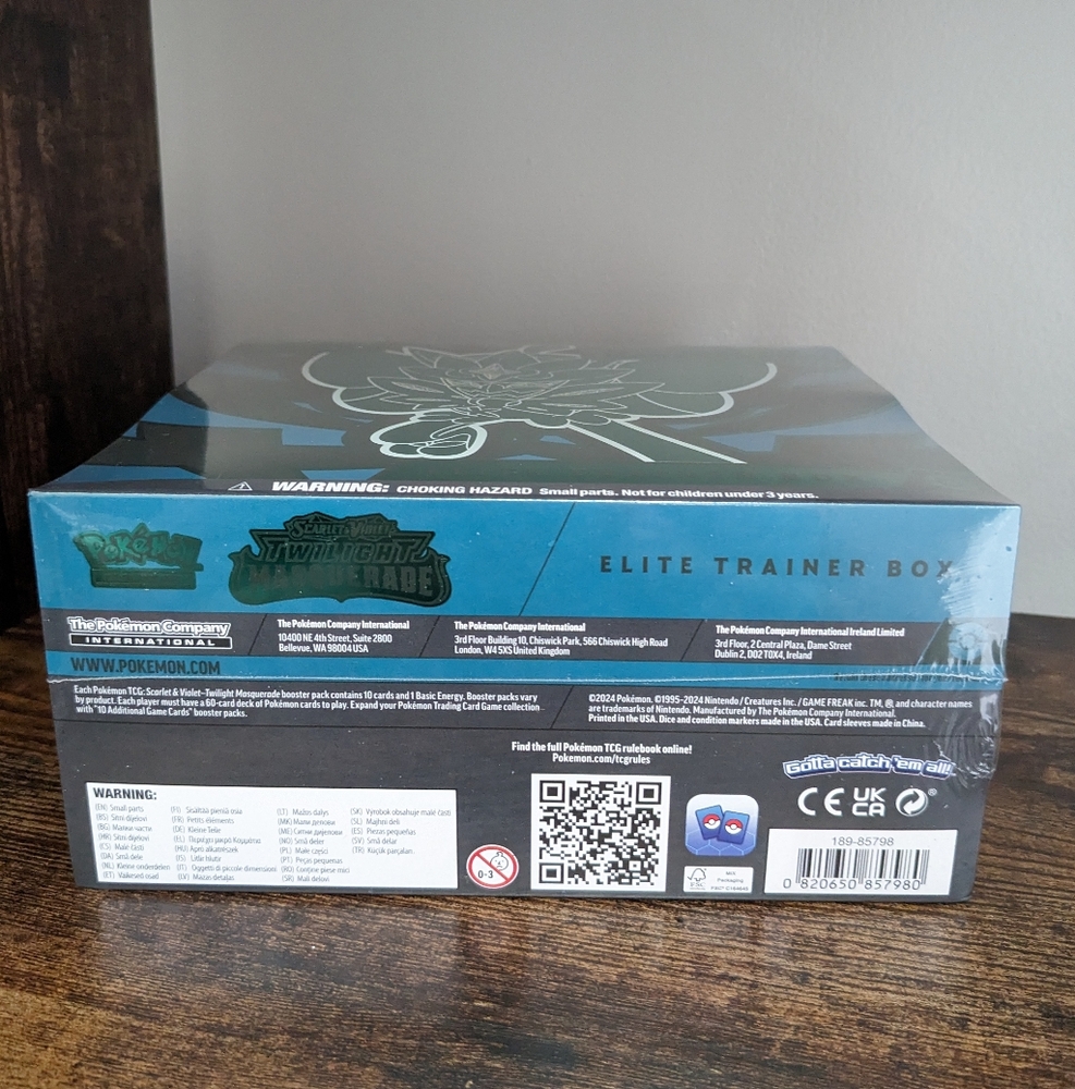 New Pokemon Twilight Masquerade Elite Trainer Box - ETB - Cards Factory Sealed - Picture 6 of 11